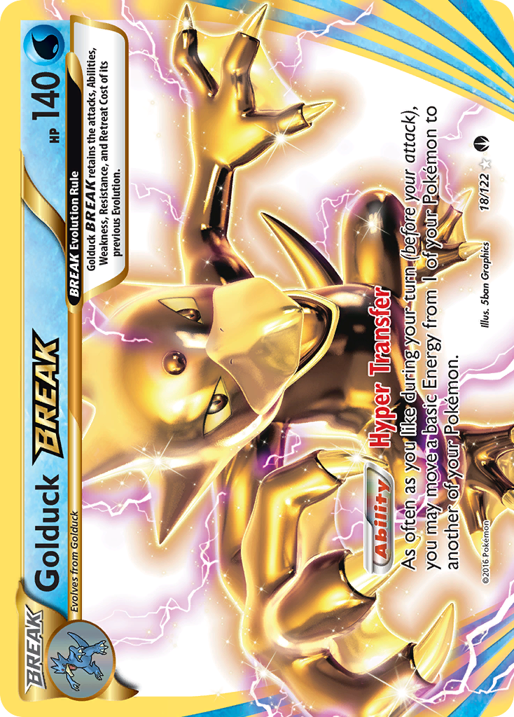 Golduck BREAK (18/122) [XY: BREAKpoint] | Jomio and Rueliete's Cards and Comics