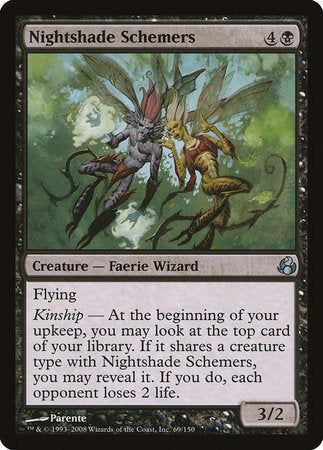 Nightshade Schemers [Morningtide] | Jomio and Rueliete's Cards and Comics