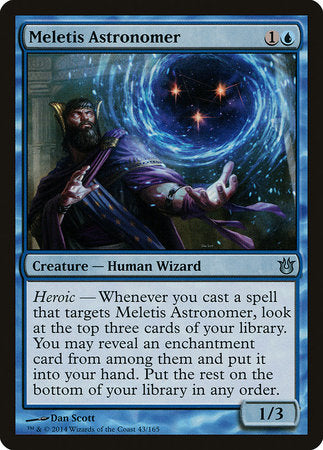 Meletis Astronomer [Born of the Gods] | Jomio and Rueliete's Cards and Comics