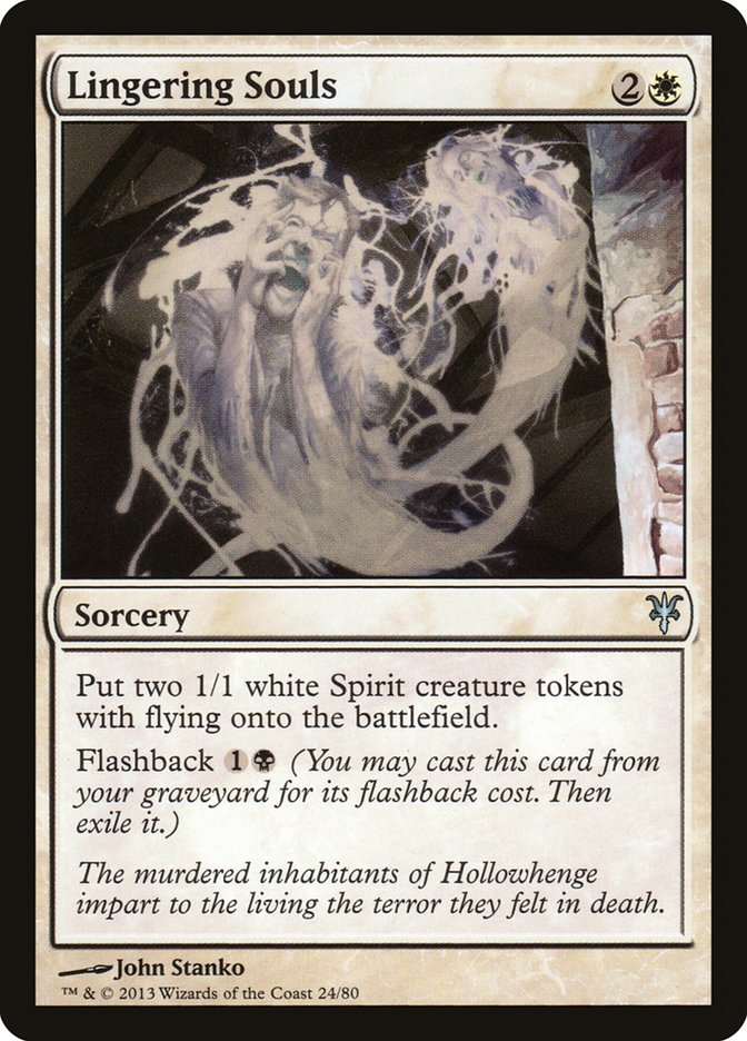 Lingering Souls [Duel Decks: Sorin vs. Tibalt] | Jomio and Rueliete's Cards and Comics