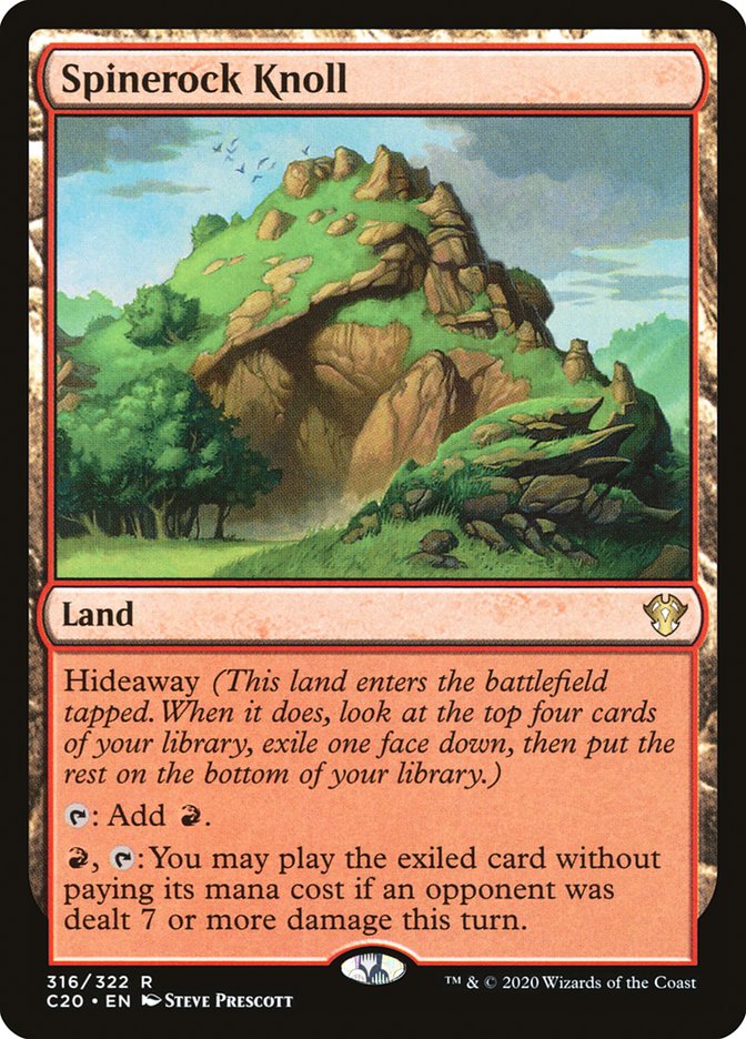 Spinerock Knoll [Commander 2020] | Jomio and Rueliete's Cards and Comics