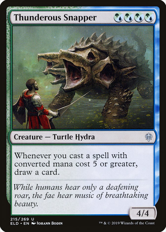 Thunderous Snapper [Throne of Eldraine] | Jomio and Rueliete's Cards and Comics