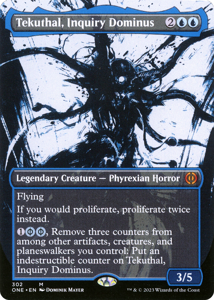 Tekuthal, Inquiry Dominus (Borderless Ichor) [Phyrexia: All Will Be One] | Jomio and Rueliete's Cards and Comics