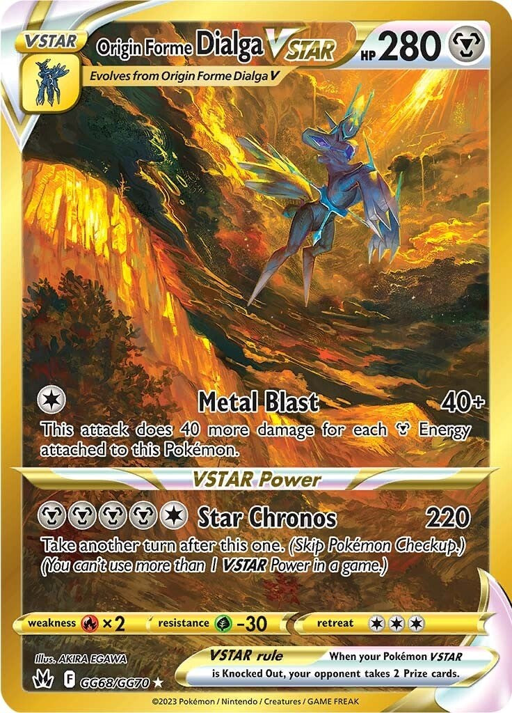 Origin Forme Dialga VSTAR (GG68/GG70) (Secret) [Sword & Shield: Crown Zenith] | Jomio and Rueliete's Cards and Comics