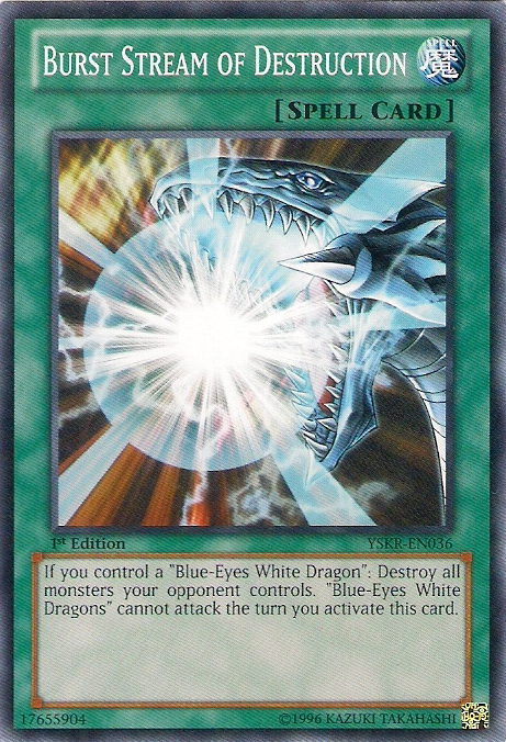 Burst Stream of Destruction [YSKR-EN036] Common | Jomio and Rueliete's Cards and Comics