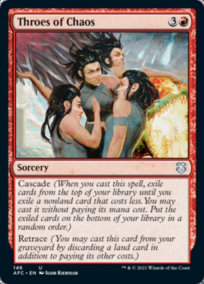 Throes of Chaos [Dungeons & Dragons: Adventures in the Forgotten Realms Commander] | Jomio and Rueliete's Cards and Comics
