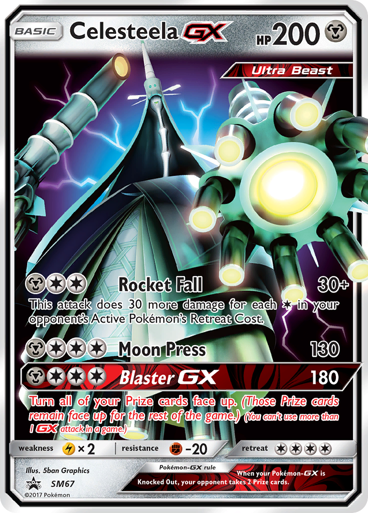 Celesteela GX (SM67) [Sun & Moon: Black Star Promos] | Jomio and Rueliete's Cards and Comics