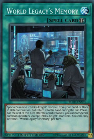 World Legacy's Memory [FLOD-ENSE3] Super Rare | Jomio and Rueliete's Cards and Comics