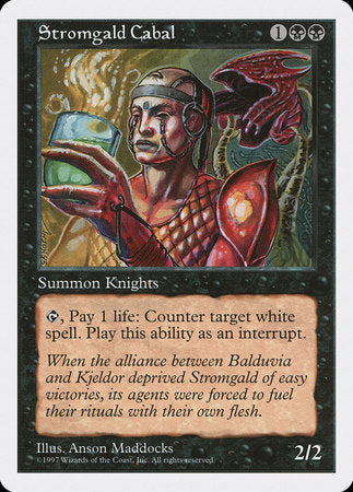 Stromgald Cabal [Fifth Edition] | Jomio and Rueliete's Cards and Comics