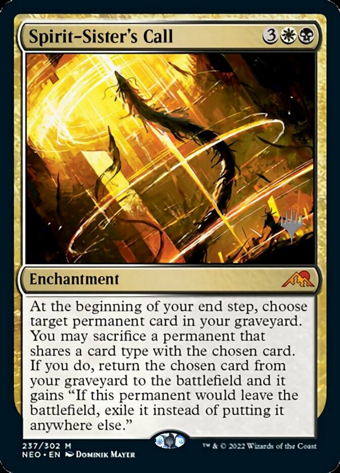 Spirit-Sister's Call (Promo Pack) [Kamigawa: Neon Dynasty Promos] | Jomio and Rueliete's Cards and Comics