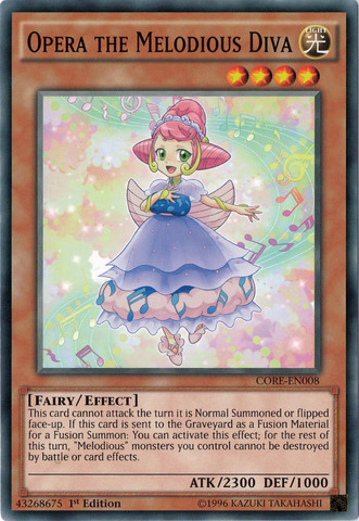 Opera the Melodious Diva [CORE-EN008] Common | Jomio and Rueliete's Cards and Comics