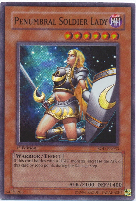 Penumbral Soldier Lady [SOD-EN033] Super Rare | Jomio and Rueliete's Cards and Comics