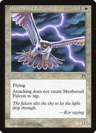 Skyshroud Falcon [Stronghold] | Jomio and Rueliete's Cards and Comics