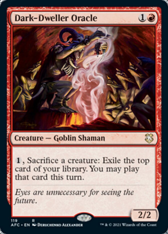 Dark-Dweller Oracle [Dungeons & Dragons: Adventures in the Forgotten Realms Commander] | Jomio and Rueliete's Cards and Comics