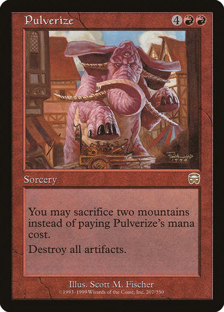 Pulverize [Mercadian Masques] | Jomio and Rueliete's Cards and Comics