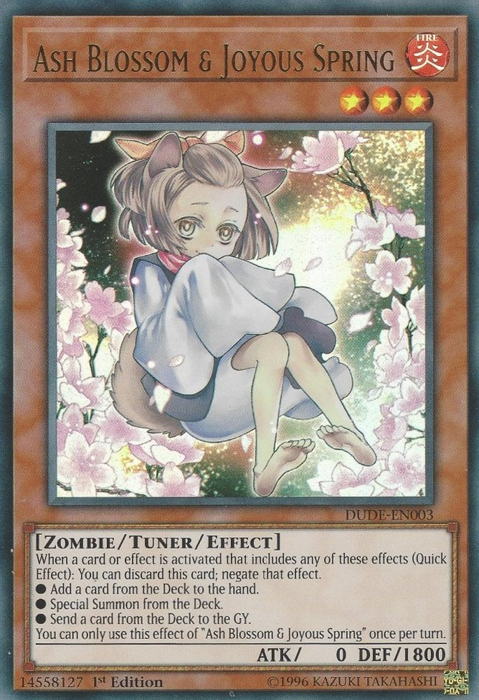 Ash Blossom & Joyous Spring [DUDE-EN003] Ultra Rare | Jomio and Rueliete's Cards and Comics