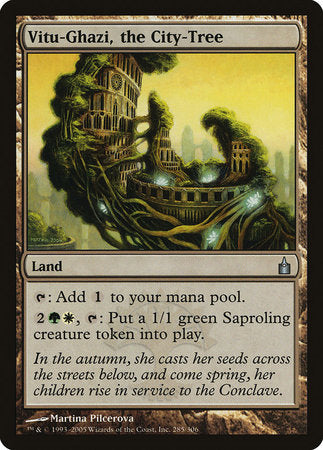 Vitu-Ghazi, the City-Tree [Ravnica: City of Guilds] | Jomio and Rueliete's Cards and Comics