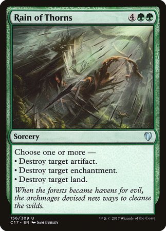 Rain of Thorns [Commander 2017] | Jomio and Rueliete's Cards and Comics