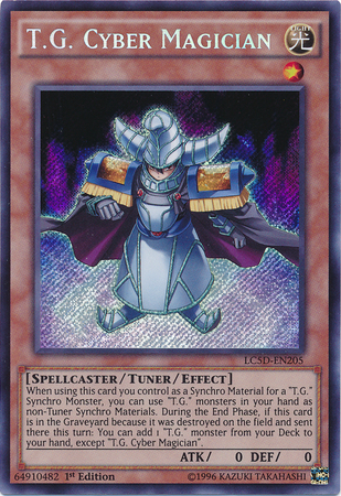 T.G. Cyber Magician [LC5D-EN205] Secret Rare | Jomio and Rueliete's Cards and Comics