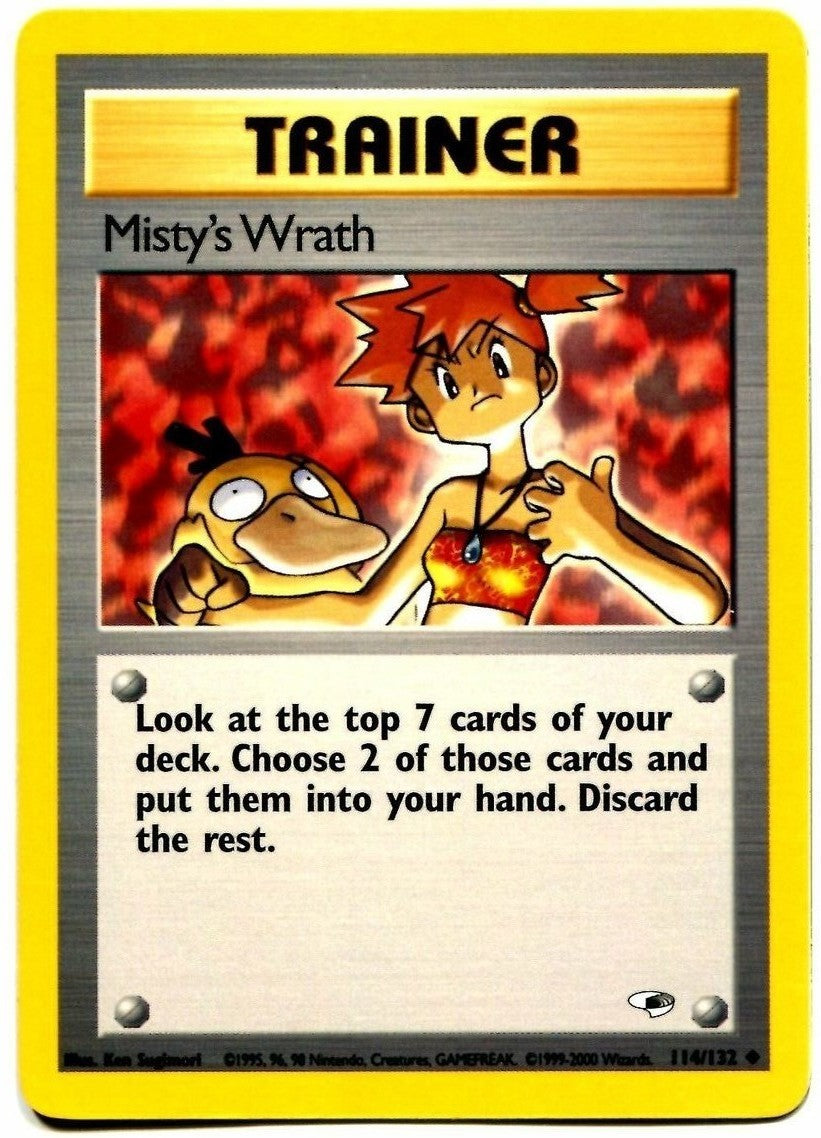 Misty's Wrath (114/132) [Gym Heroes Unlimited] | Jomio and Rueliete's Cards and Comics