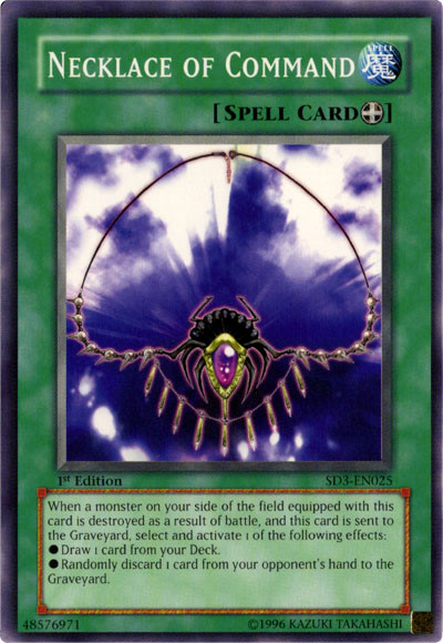 Necklace of Command [SD3-EN025] Common | Jomio and Rueliete's Cards and Comics