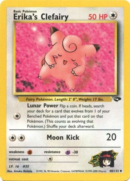 Erika's Clefairy (40/132) [Gym Challenge Unlimited] | Jomio and Rueliete's Cards and Comics