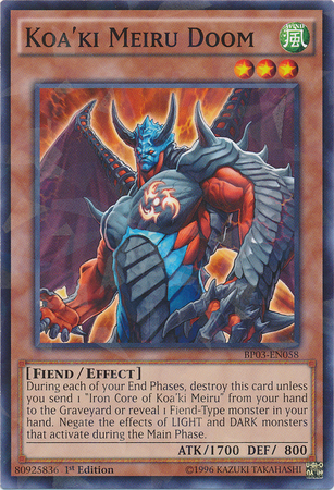 Koa'ki Meiru Doom (Shatterfoil) [BP03-EN058] Rare | Jomio and Rueliete's Cards and Comics