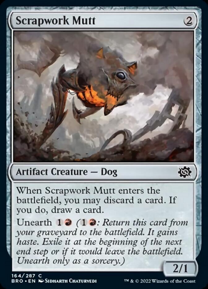 Scrapwork Mutt [The Brothers' War] | Jomio and Rueliete's Cards and Comics