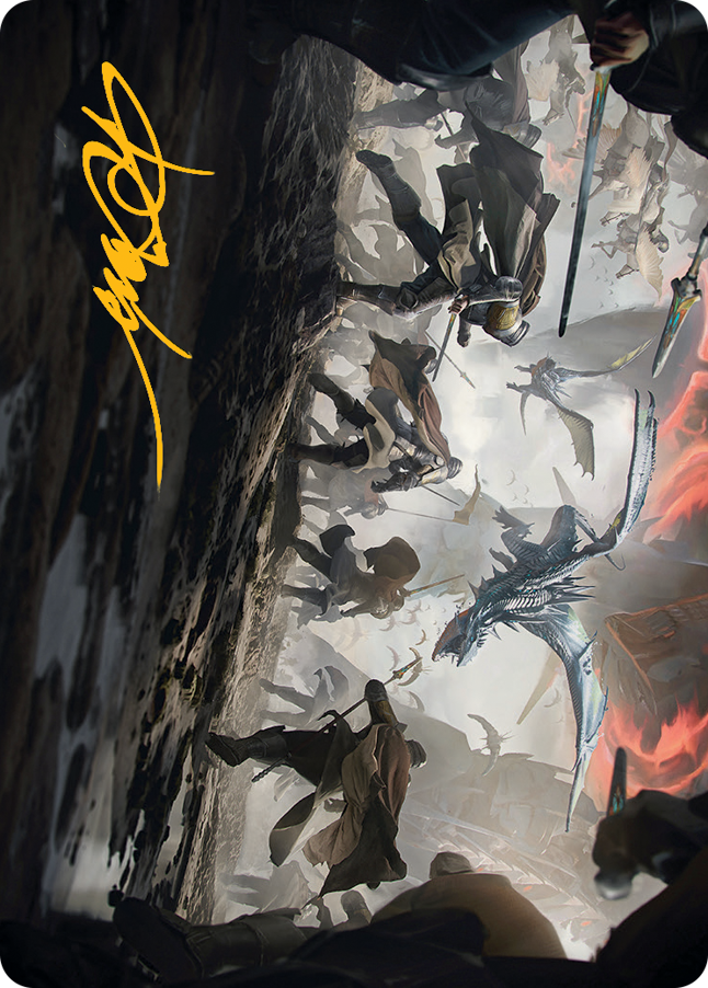 Invasion of Dominaria Art Card (Gold-Stamped Signature) [March of the Machine Art Series] | Jomio and Rueliete's Cards and Comics