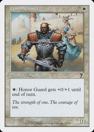 Honor Guard [Seventh Edition] | Jomio and Rueliete's Cards and Comics
