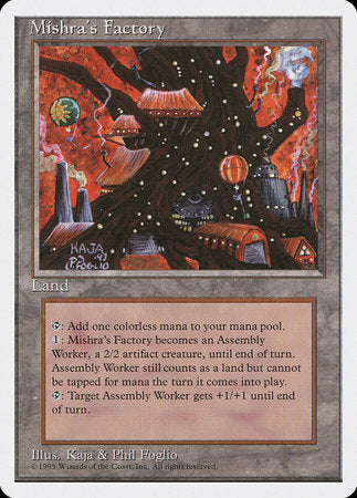 Mishra's Factory [Fourth Edition] | Jomio and Rueliete's Cards and Comics
