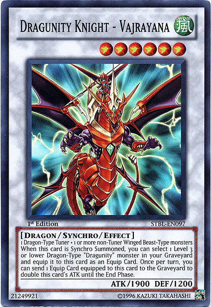 Dragunity Knight - Vajrayana [STBL-EN097] Super Rare | Jomio and Rueliete's Cards and Comics