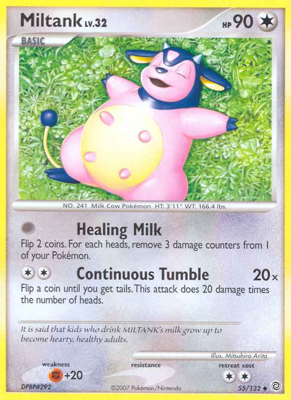 Miltank (55/132) [Diamond & Pearl: Secret Wonders] | Jomio and Rueliete's Cards and Comics