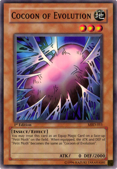 Cocoon of Evolution [MRD-011] Common | Jomio and Rueliete's Cards and Comics