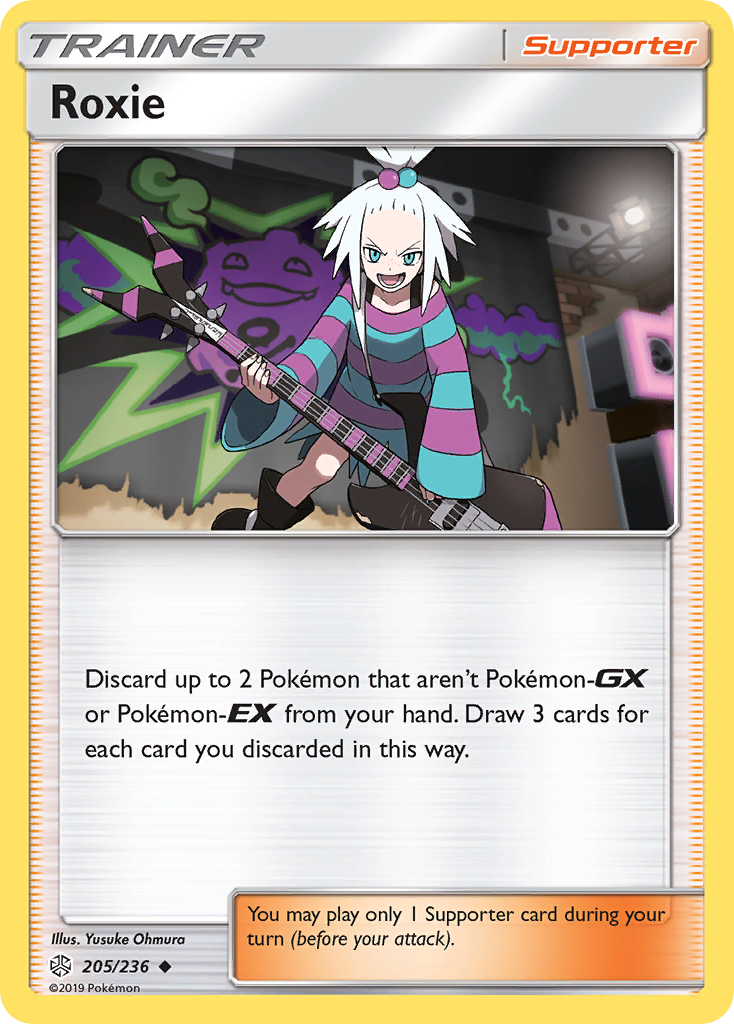 Roxie (205/236) [Sun & Moon: Cosmic Eclipse] | Jomio and Rueliete's Cards and Comics