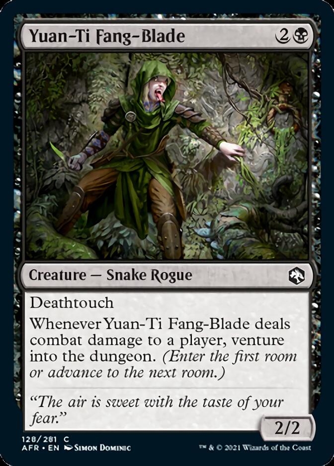 Yuan-Ti Fang-Blade [Dungeons & Dragons: Adventures in the Forgotten Realms] | Jomio and Rueliete's Cards and Comics