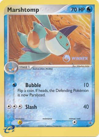 Marshtomp (011) (Jumbo Card) [Nintendo: Black Star Promos] | Jomio and Rueliete's Cards and Comics