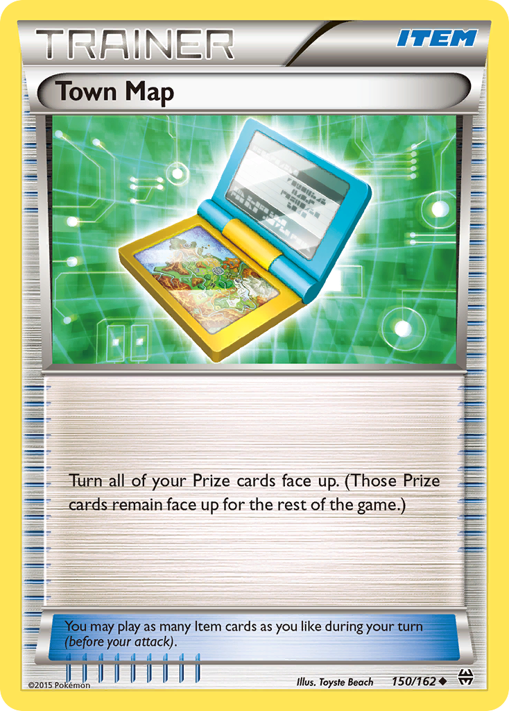 Town Map (150/162) [XY: BREAKthrough] | Jomio and Rueliete's Cards and Comics