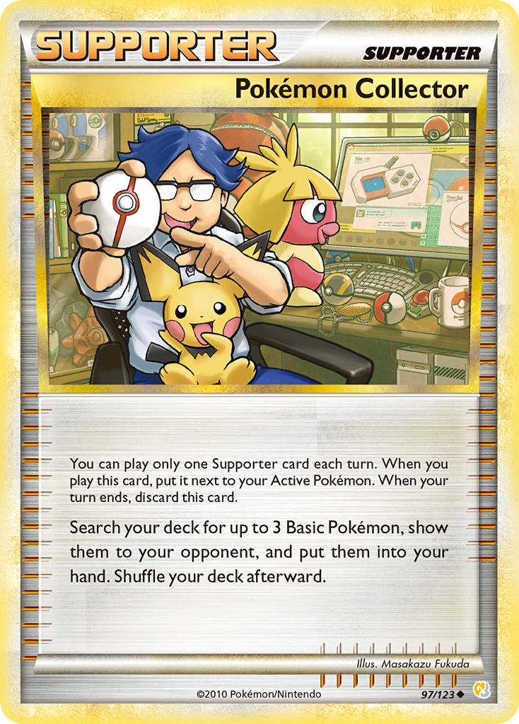 Pokemon Collector (97/123) [HeartGold & SoulSilver: Base Set] | Jomio and Rueliete's Cards and Comics