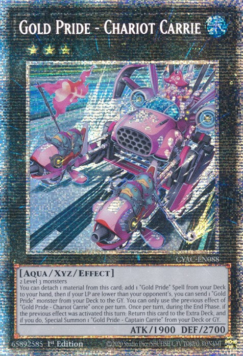 Gold Pride - Chariot Carrie [CYAC-EN088] Starlight Rare | Jomio and Rueliete's Cards and Comics