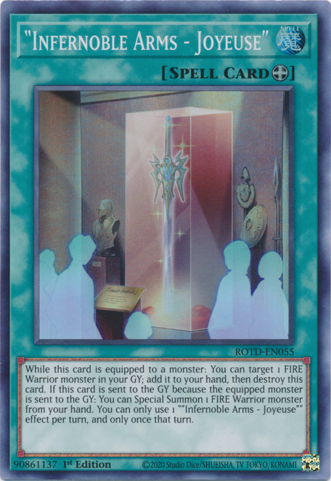 "Infernoble Arms - Joyeuse" [ROTD-EN055] Super Rare | Jomio and Rueliete's Cards and Comics