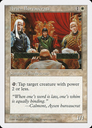 Aysen Bureaucrats [Fifth Edition] | Jomio and Rueliete's Cards and Comics