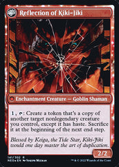 Fable of the Mirror-Breaker // Reflection of Kiki-Jiki [Kamigawa: Neon Dynasty Prerelease Promos] | Jomio and Rueliete's Cards and Comics