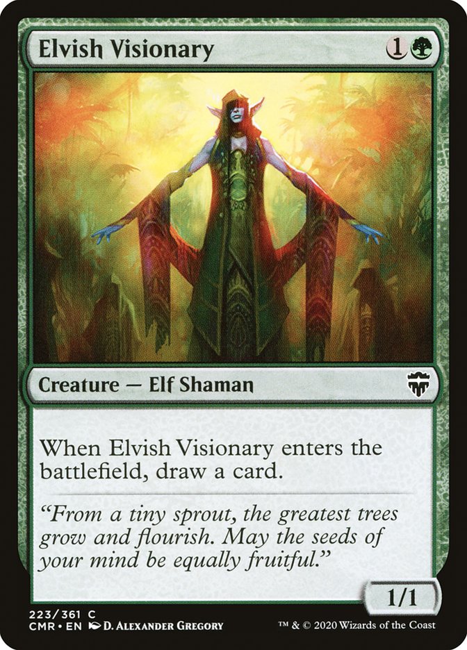 Elvish Visionary [Commander Legends] | Jomio and Rueliete's Cards and Comics