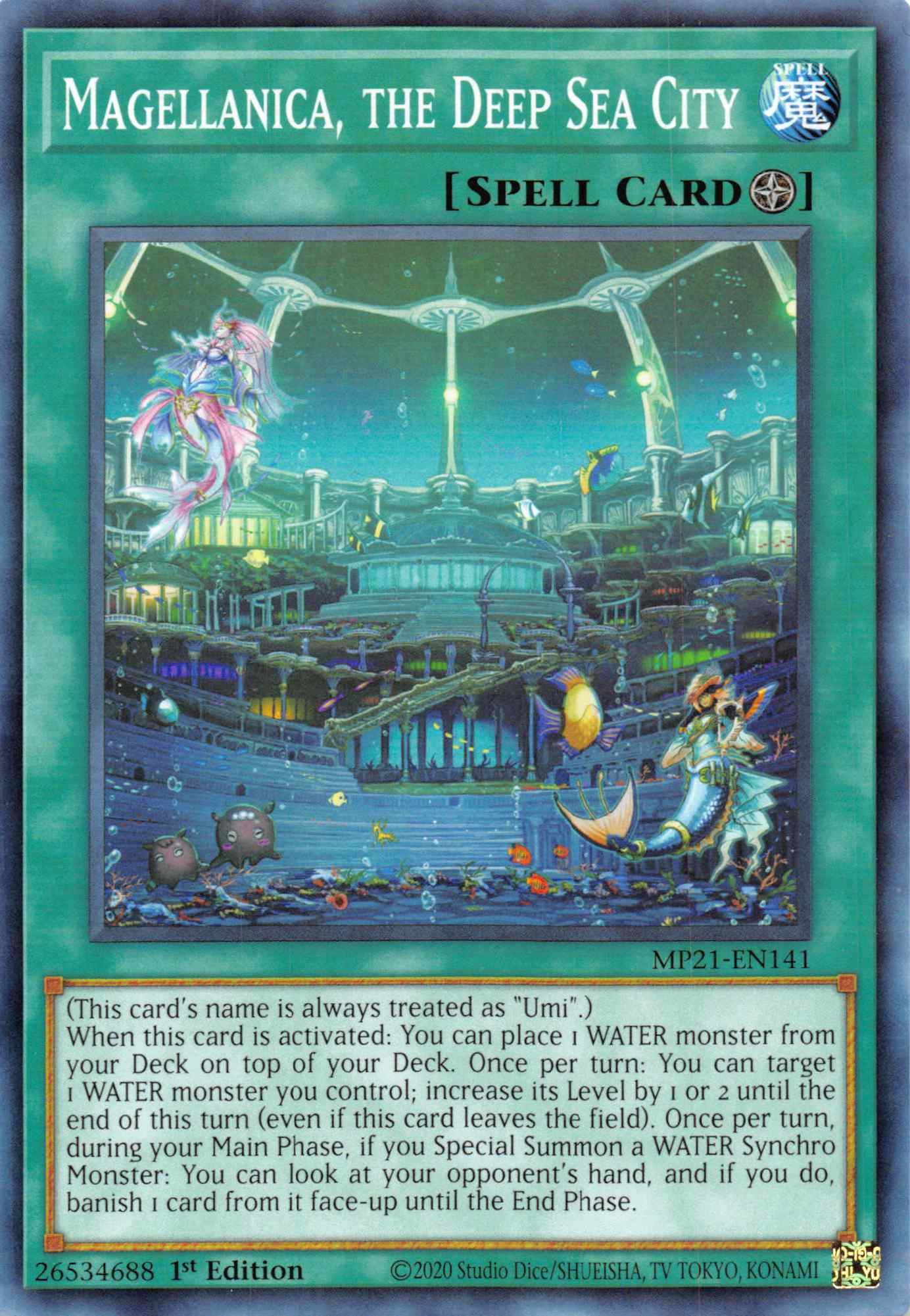 Magellanica, the Deep Sea City [MP21-EN141] Common | Jomio and Rueliete's Cards and Comics