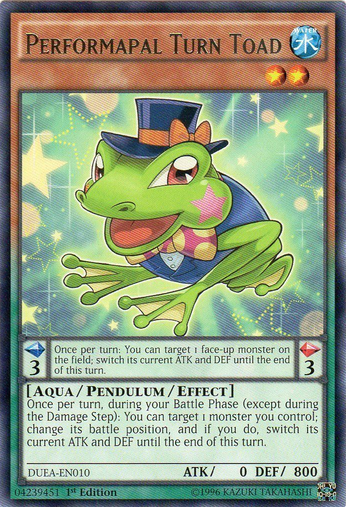 Performapal Turn Toad [DUEA-EN010] Rare | Jomio and Rueliete's Cards and Comics