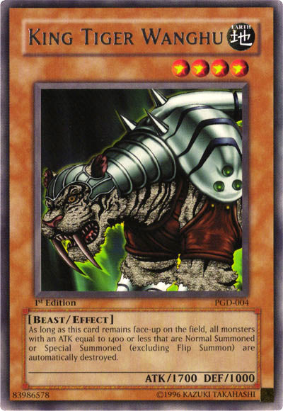 King Tiger Wanghu [PGD-004] Rare | Jomio and Rueliete's Cards and Comics