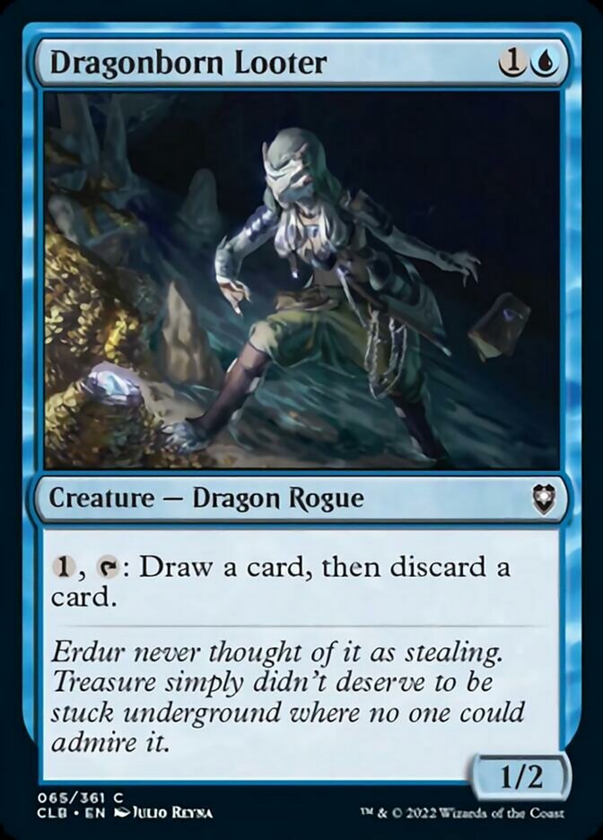 Dragonborn Looter [Commander Legends: Battle for Baldur's Gate] | Jomio and Rueliete's Cards and Comics