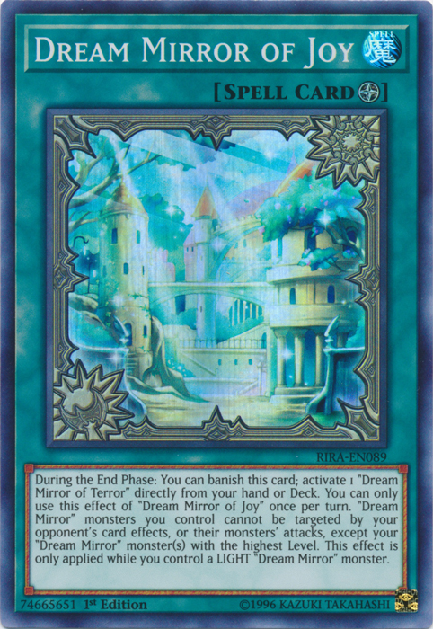 Dream Mirror of Joy [RIRA-EN089] Super Rare | Jomio and Rueliete's Cards and Comics