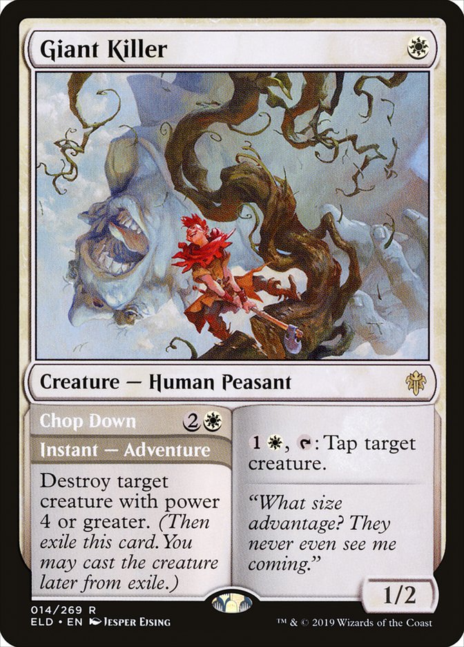 Giant Killer // Chop Down [Throne of Eldraine] | Jomio and Rueliete's Cards and Comics